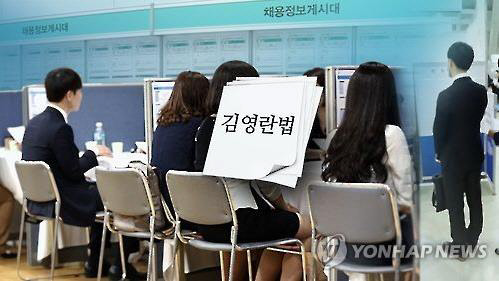 김영란법에 불안한 대졸예정자들